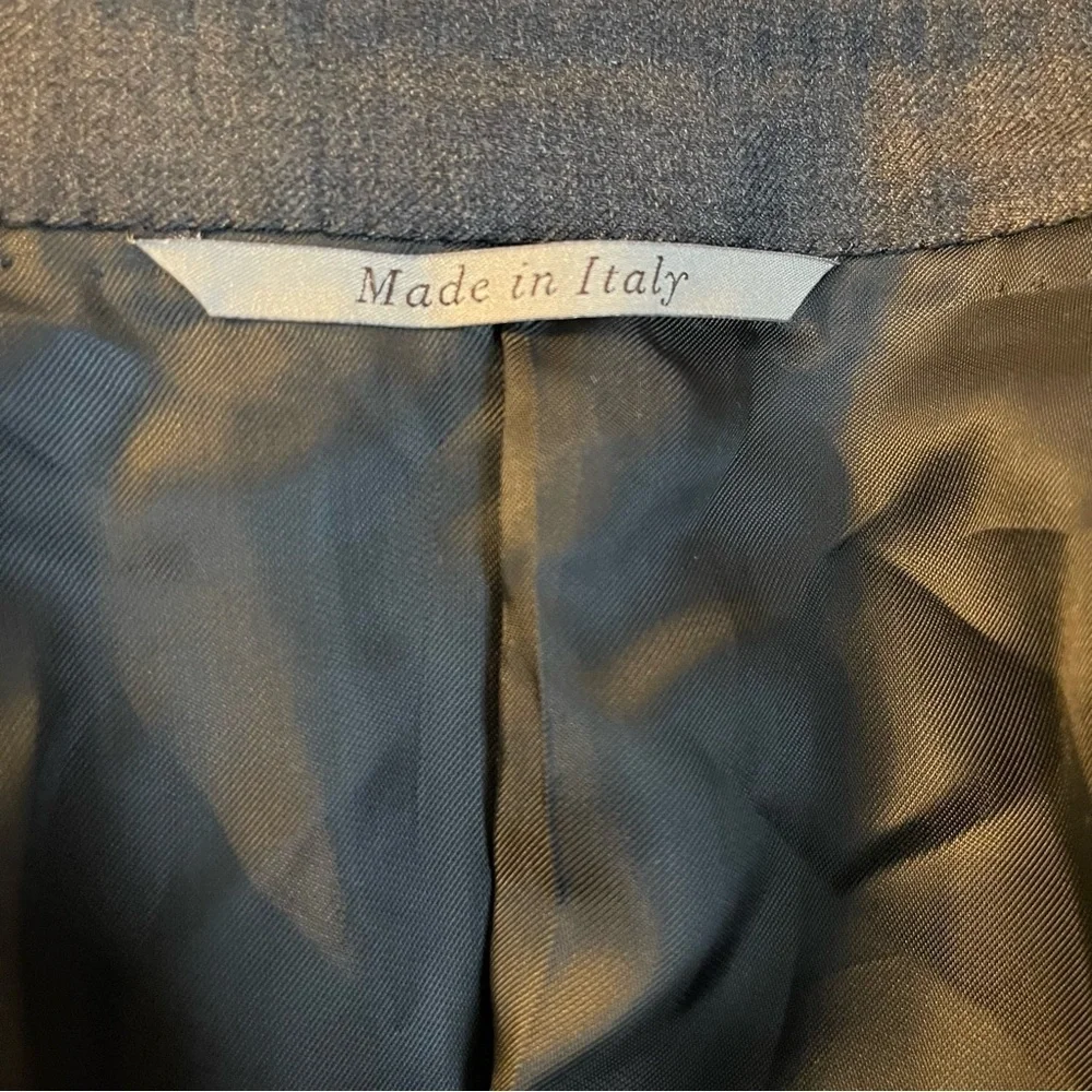 Canali Made In Italy Men Suit Jacket 100% Wool Size 50R *READ*